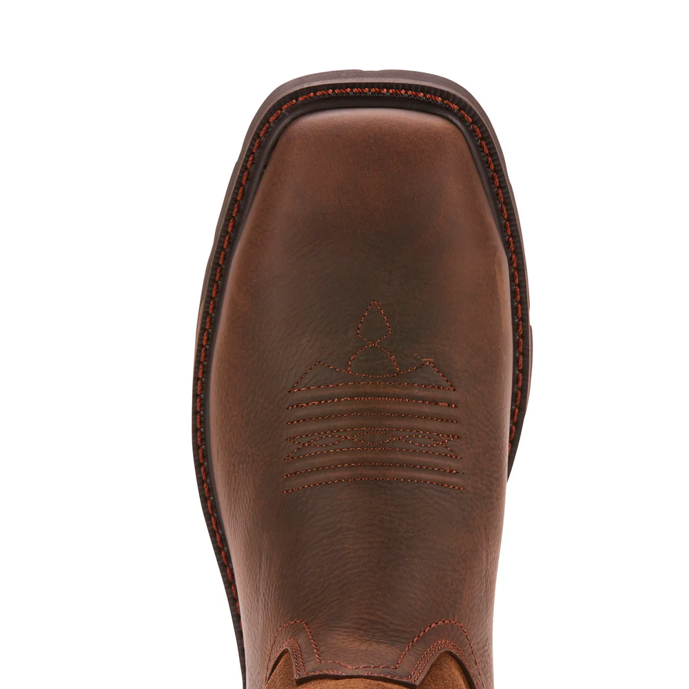 GROUNDBREAKER H2O STEEL TOE WORK BOOT - 200-Brown | Ariat 10024992 - Image 4