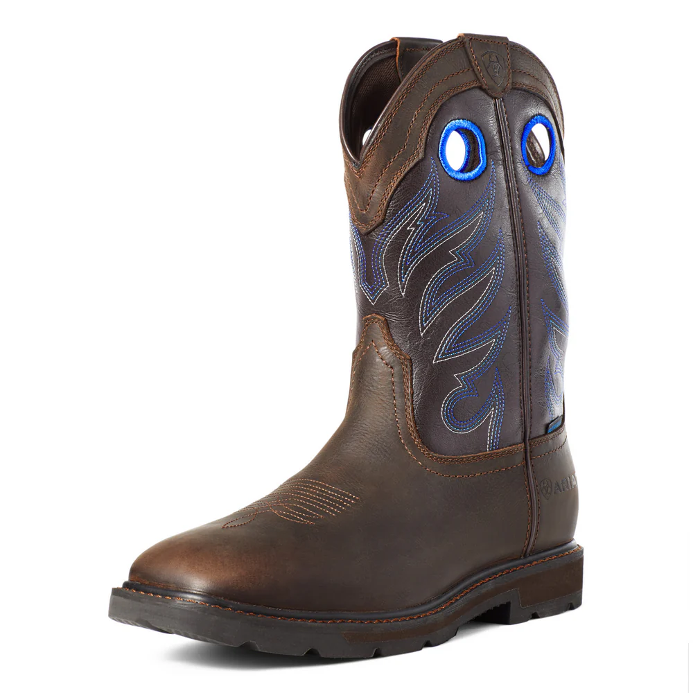 GROUNDWORK WIDE SQUARE TOE H2O BOOT - 200-Brown | Ariat 10034724