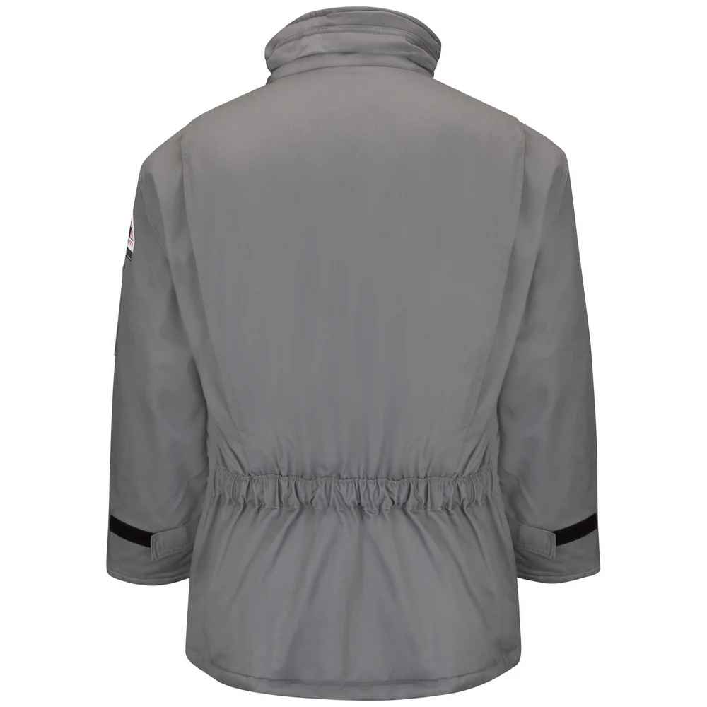 HEAVYWEIGHT INSULATED FR DELUXE PARKA - GY-Grey | Bulwark JLP8 - Image 2