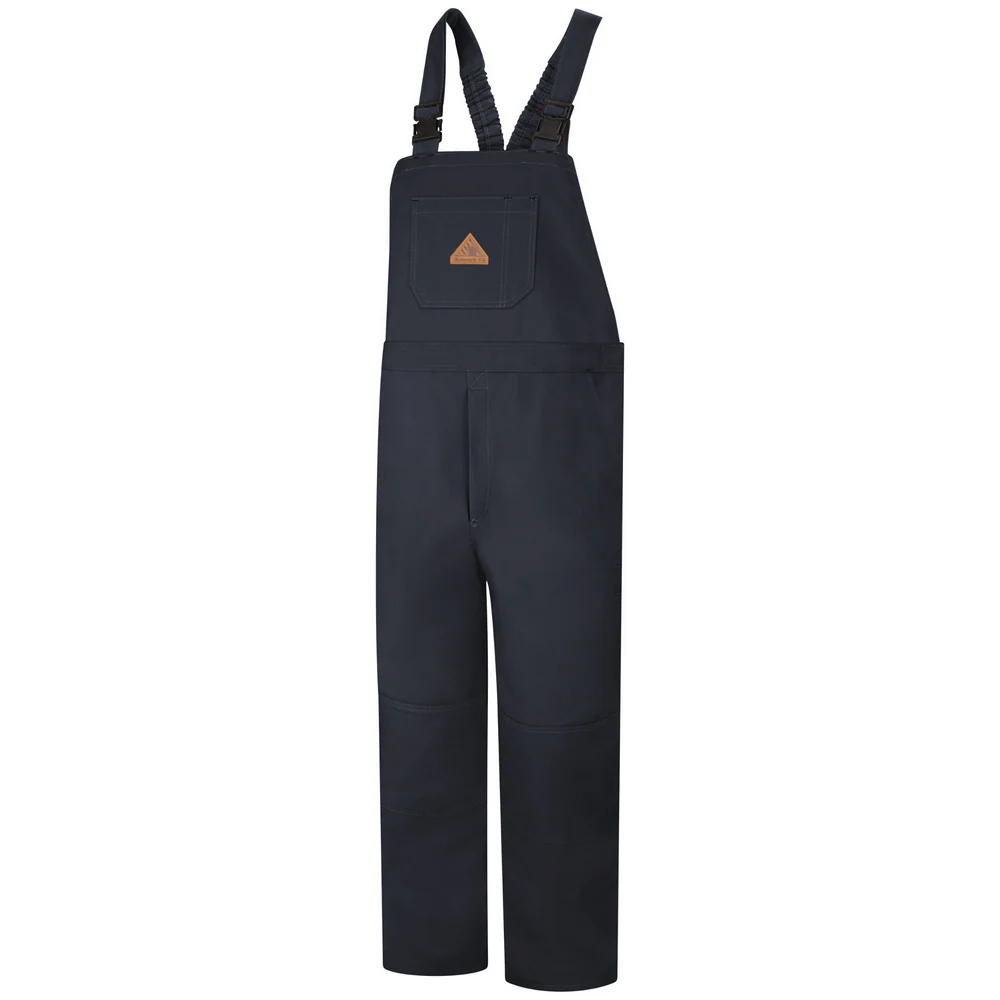 HEAVYWEIGHT UNLINED FR COMFORTOUCH BIB OVERALL - NV-Navy Duck | Bulwark BLF8
