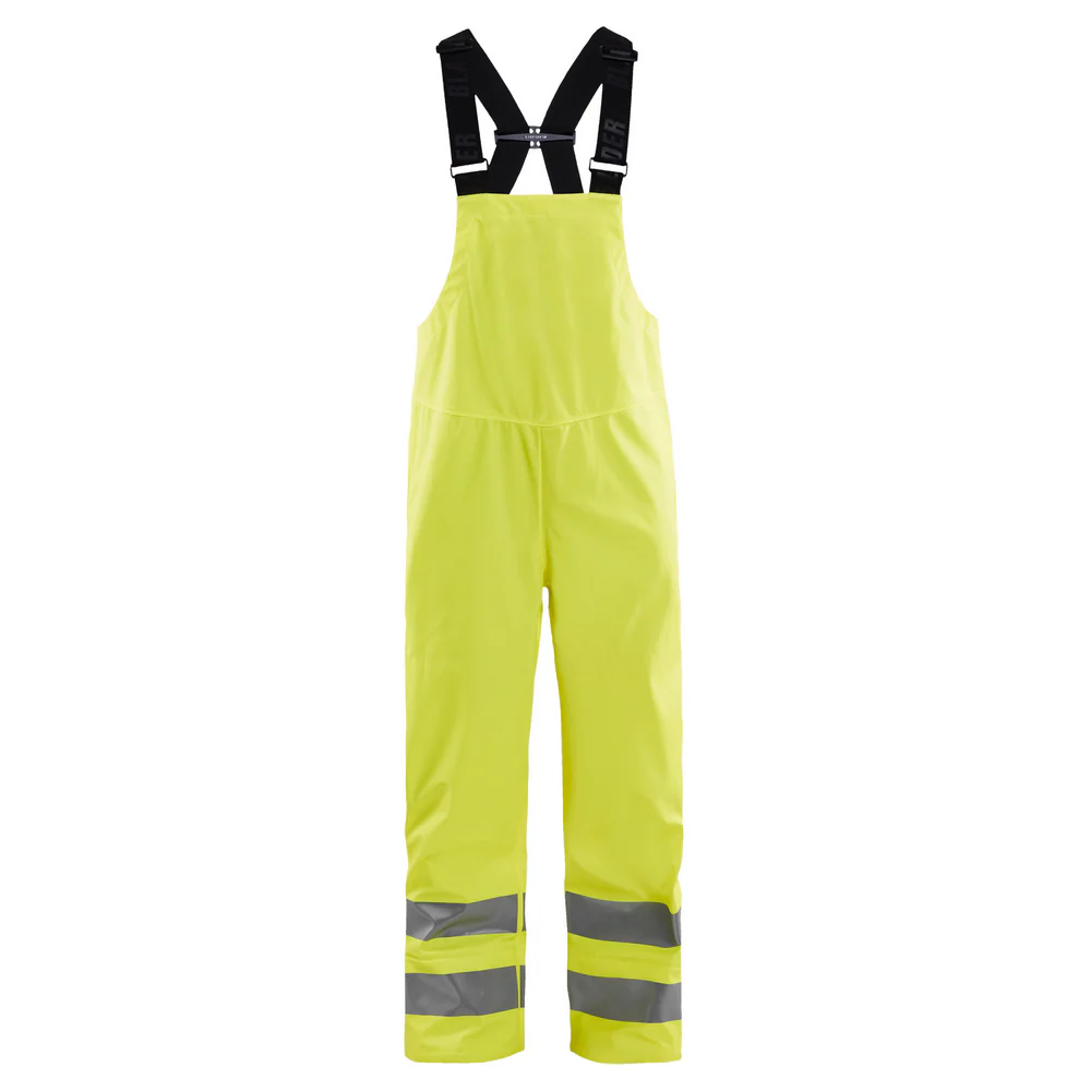 HI-VIS RAIN BIB - 3300-Hi-Vis Yellow | Blaklader 13802003