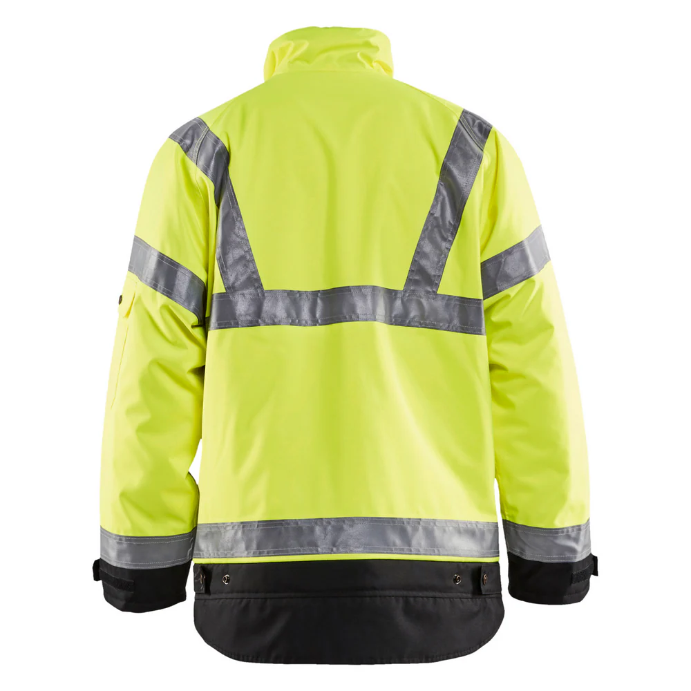 HI-VIS WINTER JACKET - 3399-Yellow Black | Blaklader 49271977 - Image 2