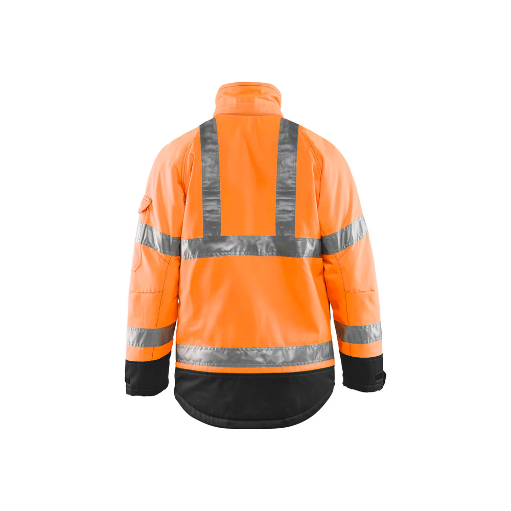 HI-VIS WINTER JACKET - 5399-Orange Black | Blaklader 49271977 - Image 2
