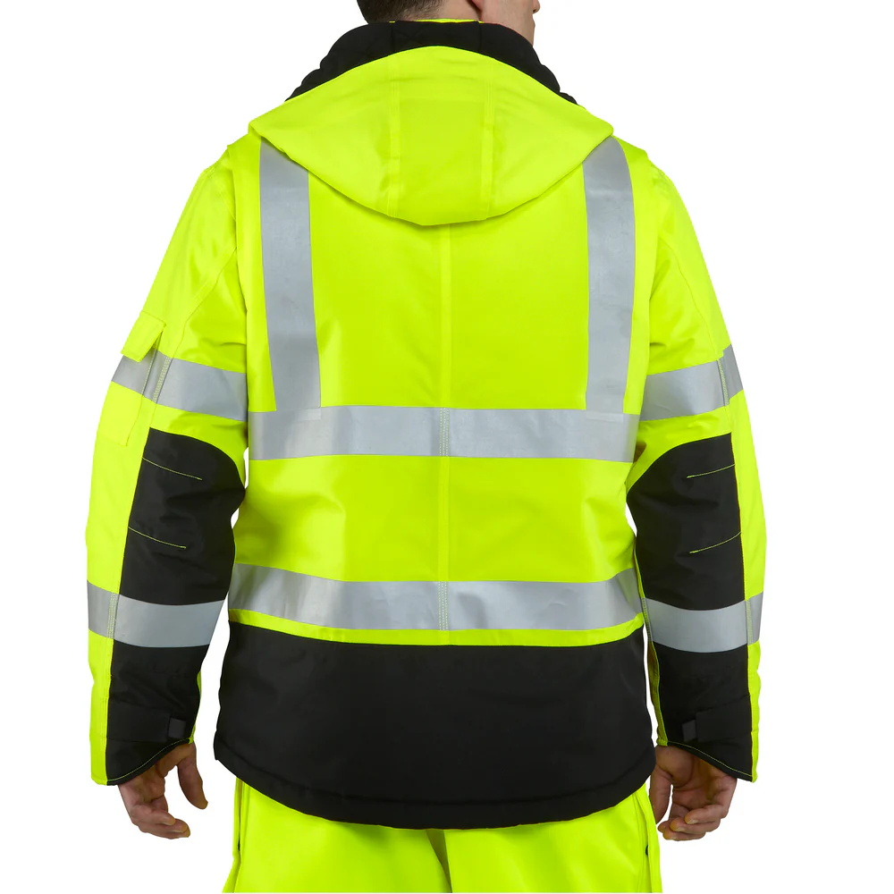 High-Visibility Waterproof Loose Fit Heavyweight Insulated Class 3 Jacket - BLM-Brite Lime | Carhartt 106694