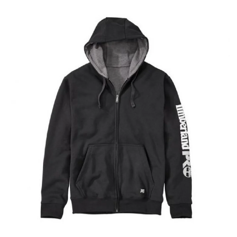 HOOD HONCHO FULL-ZIP SWEATSHIRT (BIG/TALL) - 015-Jet Black | Timberland PRO TB0A1OZF