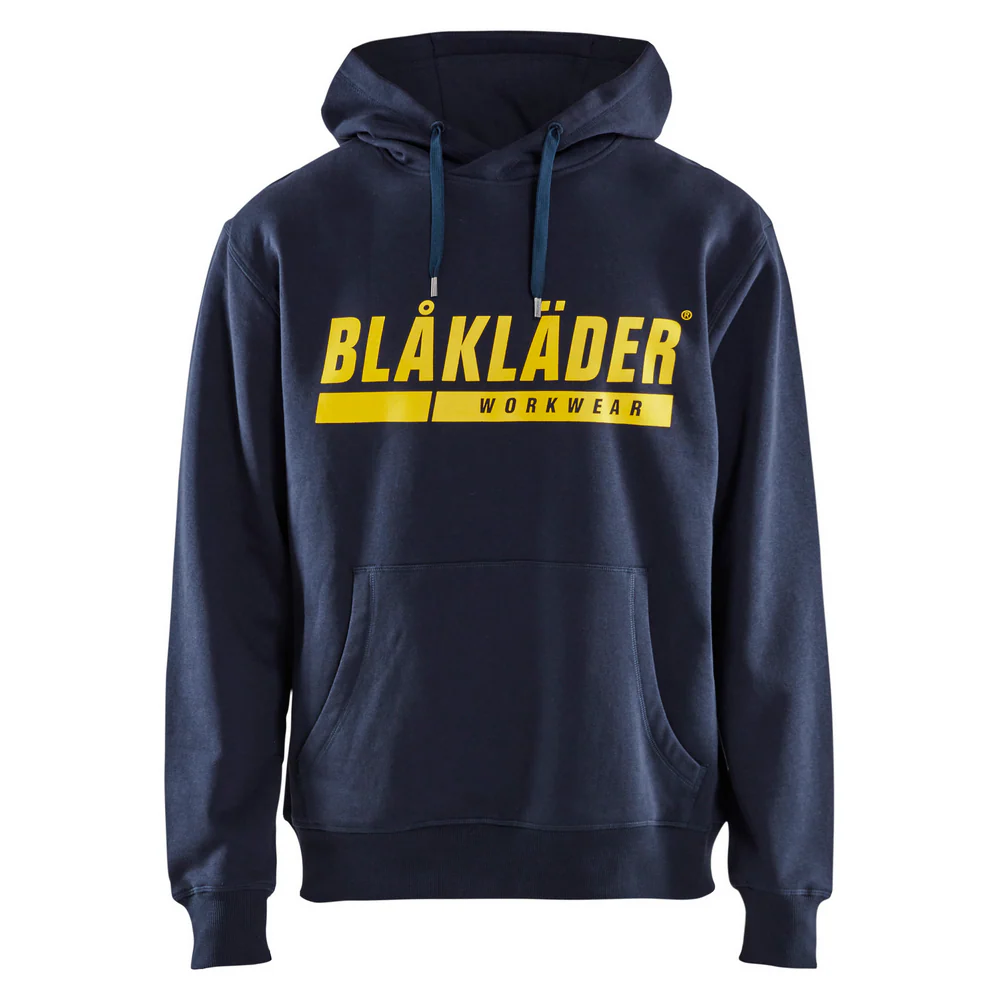 HOODED SWEATSHIRT WITH LOGO - 8600-Navy Blue | Blaklader 34471048