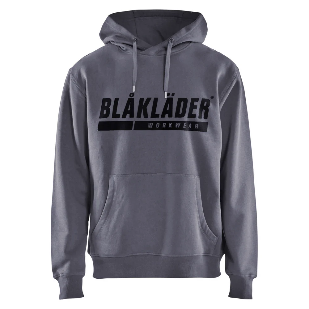 HOODED SWEATSHIRT WITH LOGO - 9400-Grey | Blaklader 34471048
