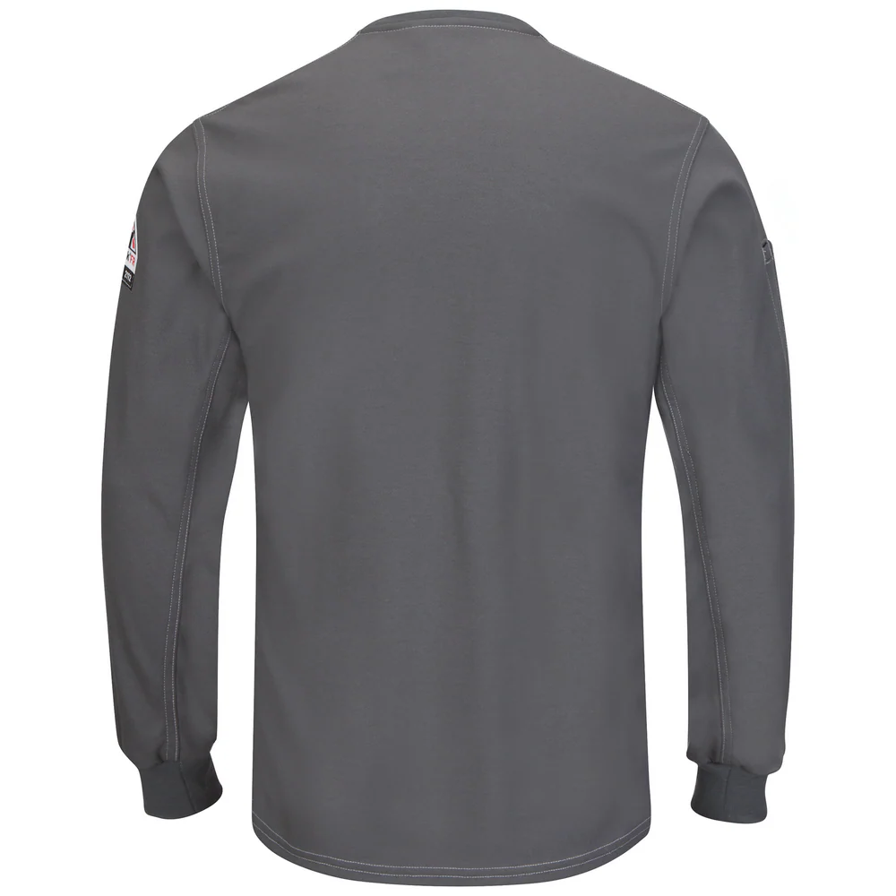 IQ SERIES COMFORT PLUS KNIT FR HENLEY - CH-Charcoal | Bulwark QT40 - Image 2