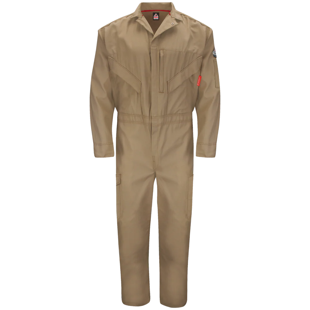 IQ SERIES ENDURANCE COLLECTION PREMIUM FR COVERALL - KH-Khaki | Bulwark QC10