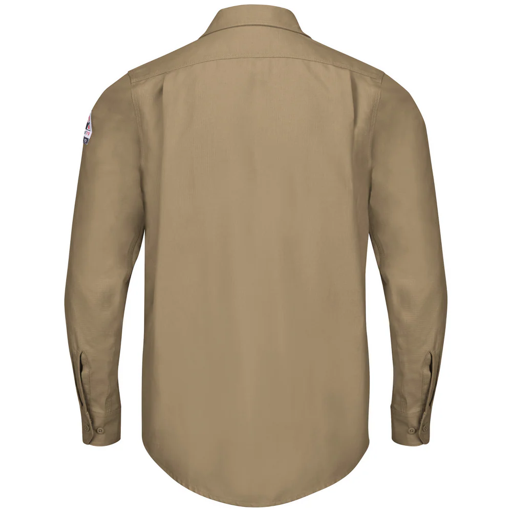 IQ SERIES FR ENDURANCE COLLECTION WORK SHIRT - KH-Khaki | Bulwark QS40 - Image 2