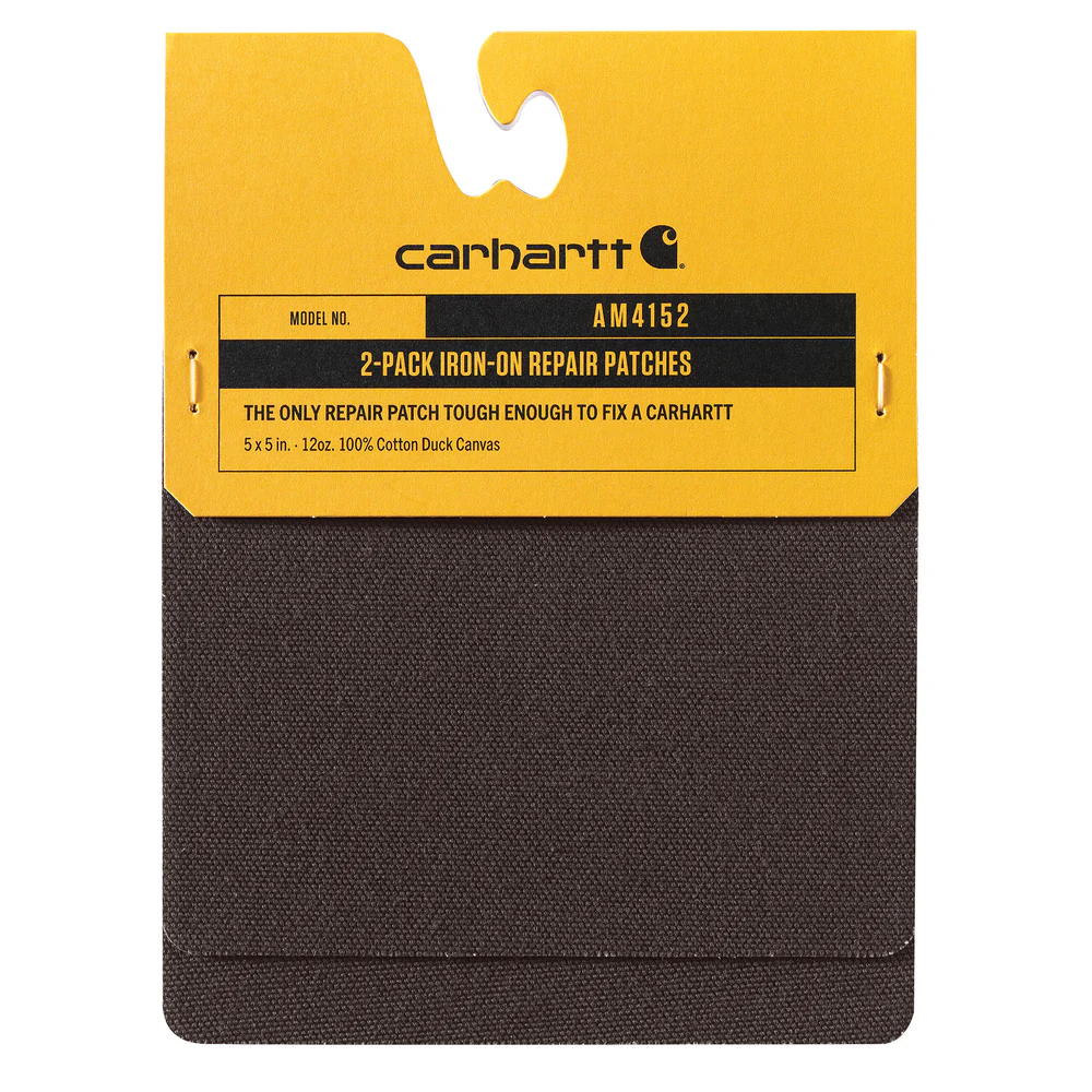 Iron On Repair Patch - DKB-Dark Brown | Carhartt 104152 - Image 2