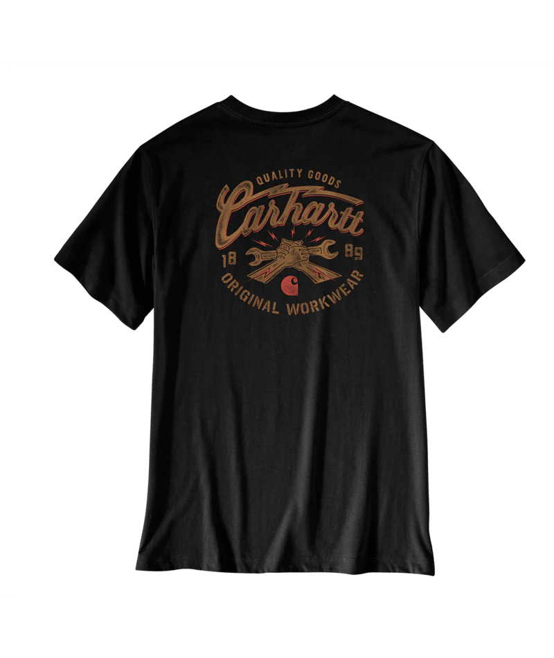 Irvine Relaxed Wrench T-Shirt - N04-Black | Carhartt 107289