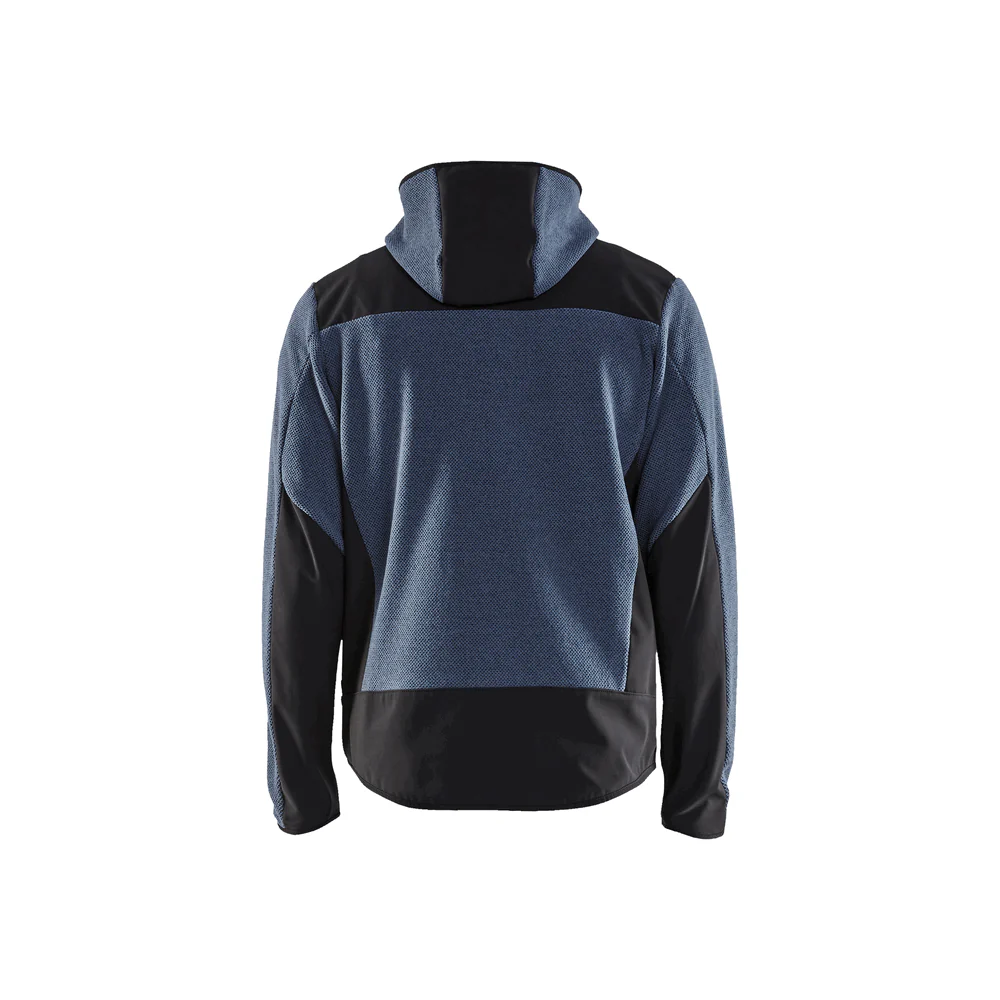 Knitted Fleece Jacket Numb - 8299-Blue/Black | Blaklader 47402536