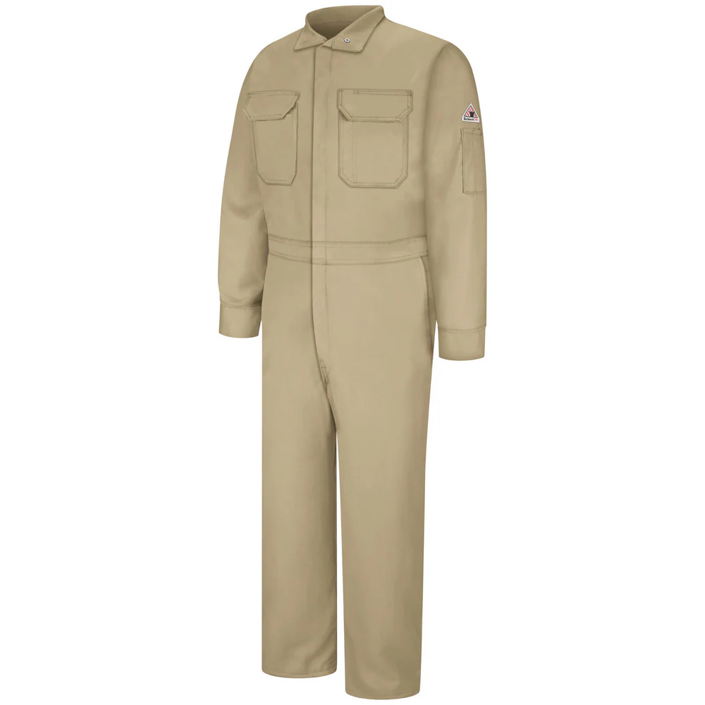 LIGHTWEIGHT COMFORTOUCH EXCEL FR DELUXE COVERALL - KH-Khaki | Bulwark CLB2