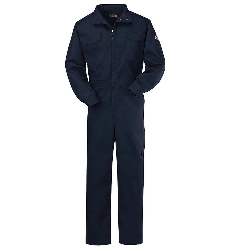 LIGHTWEIGHT COMFORTOUCH EXCEL FR DELUXE COVERALL - NV-Navy | Bulwark CLB2