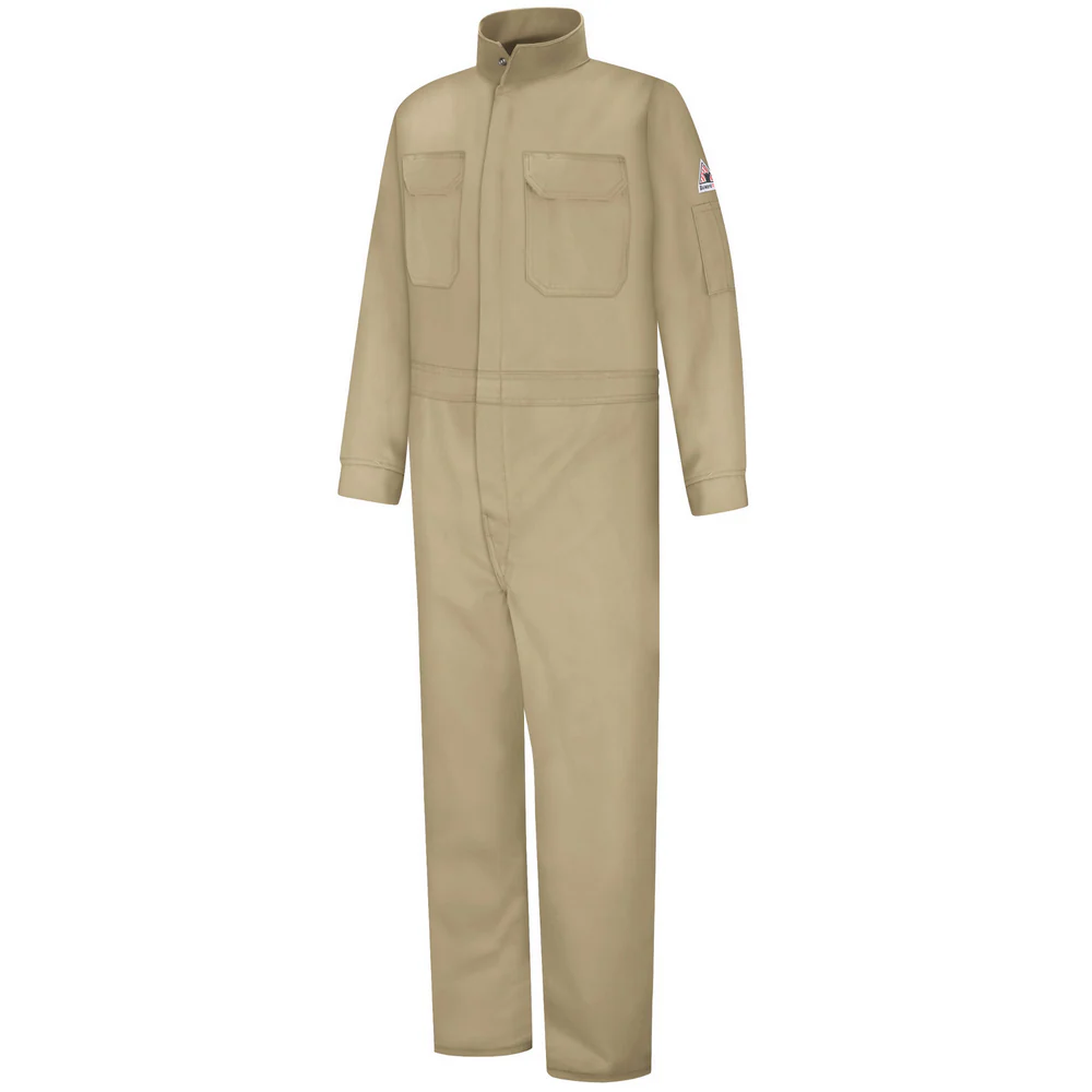 LIGHTWEIGHT EXCEL FR COMFORTOUCH PREMIUM COVERALL - KH-Khaki | Bulwark CLB3