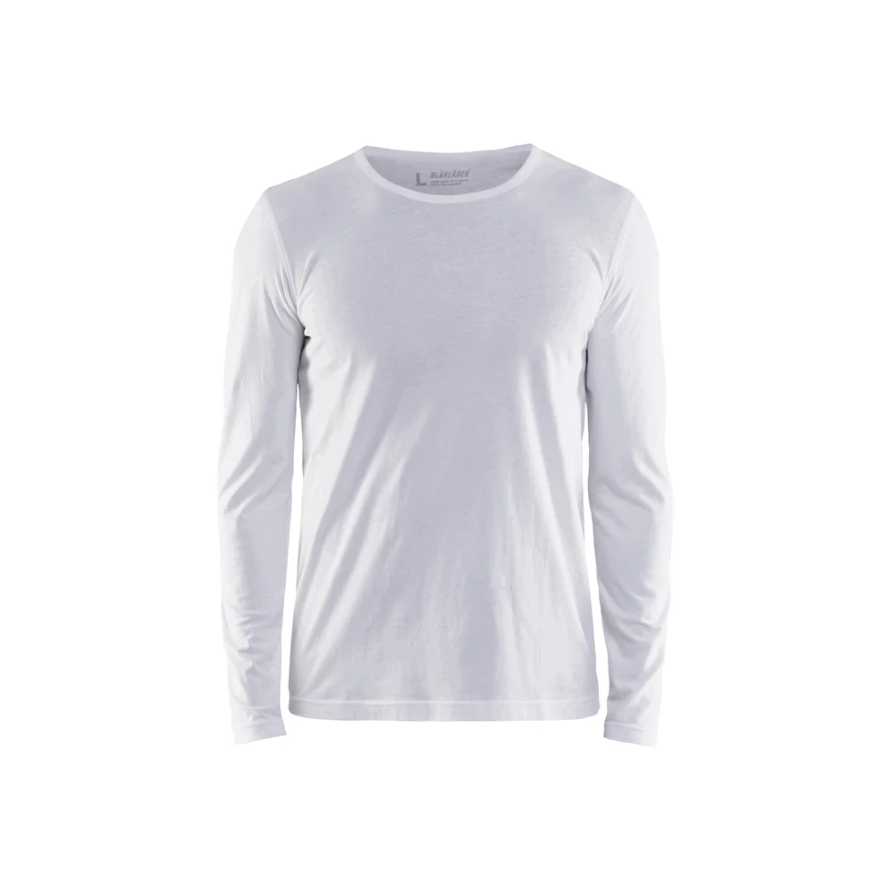 Long Sleeve T-Shirt - 1000-White | Blaklader 35591042 - Image 2
