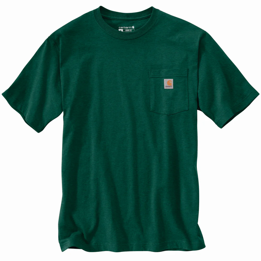 Loose Fit Heavyweight Short-Sleeve Pocket T-Shirt - G55-North Woods Heather | Carhartt K87