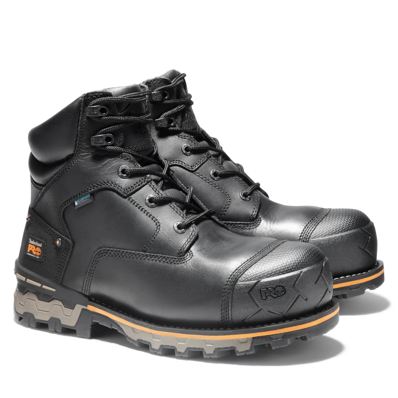 Mens 6IN BOONDOCK CT WP 001-Black | Timberland PRO TB1A1FZP - Image 8