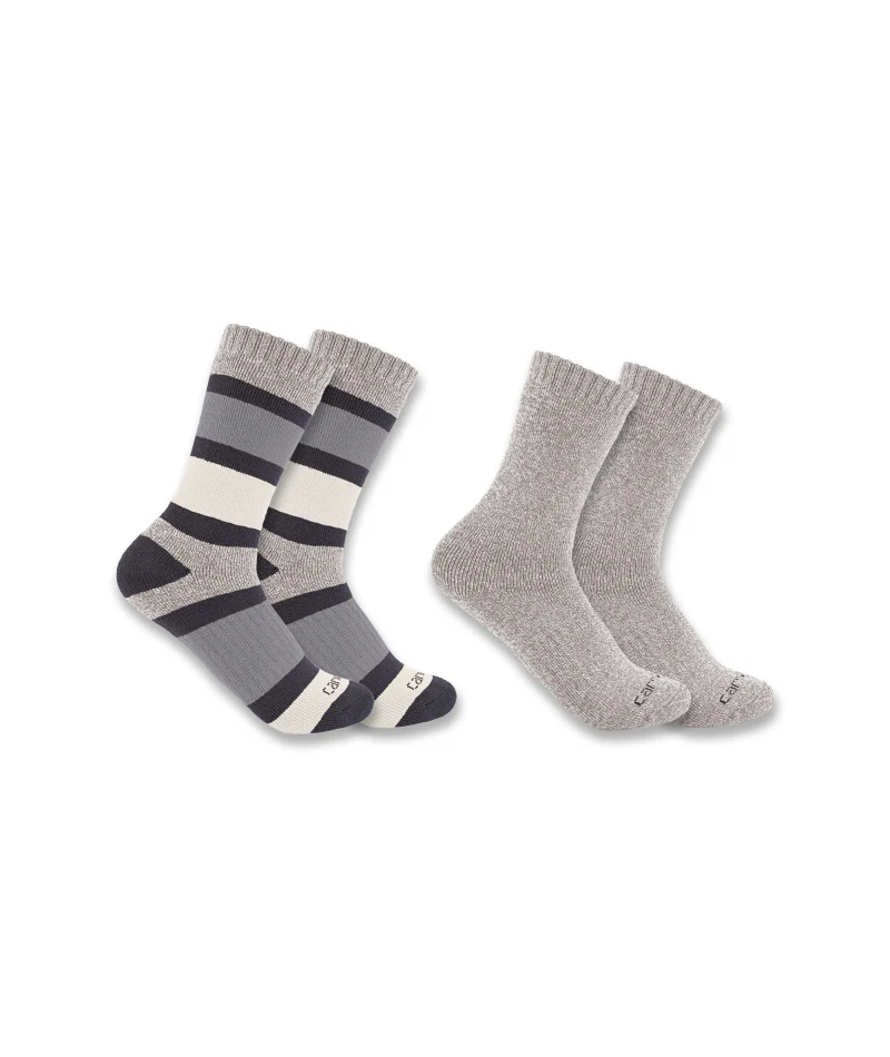 Men's Heavyweight Crew Sock 2 Pack AS1-Assorted01 | Carhartt SC3152W