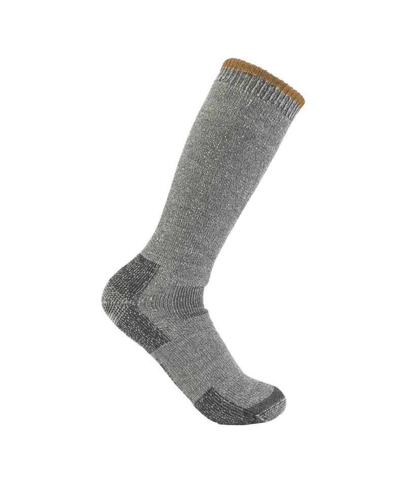 Men's Heavyweight Wool Blend Boot Sock HGY-Heather Grey | Carhartt SB39150M