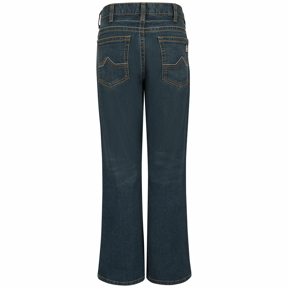 Men's Relaxed Bootcut Jean With Stretch - SD-Sanded Denim | Bulwark PSJ2 - Image 3
