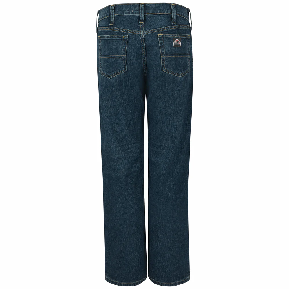 Mens Straight Fit Jean With Stretch - SD Sanded Denim | Bulwark PSJ4 - Image 3