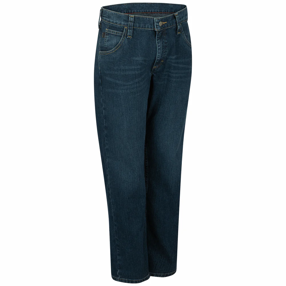 Mens Straight Fit Jean With Stretch - SD Sanded Denim | Bulwark PSJ4 - Image 4