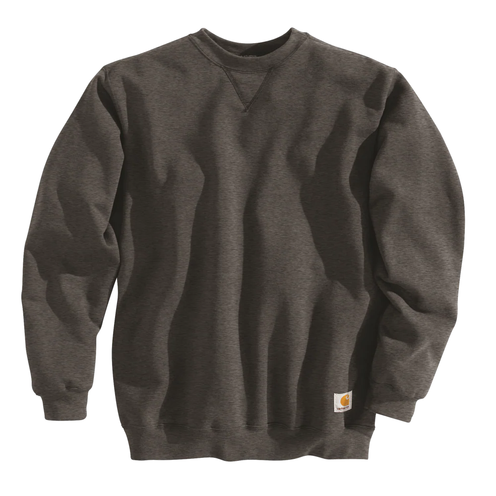 MIDWEIGHT CREWNECK SWEATSHIRT - 026-Carbon Heather | Carhartt K124 - Image 2