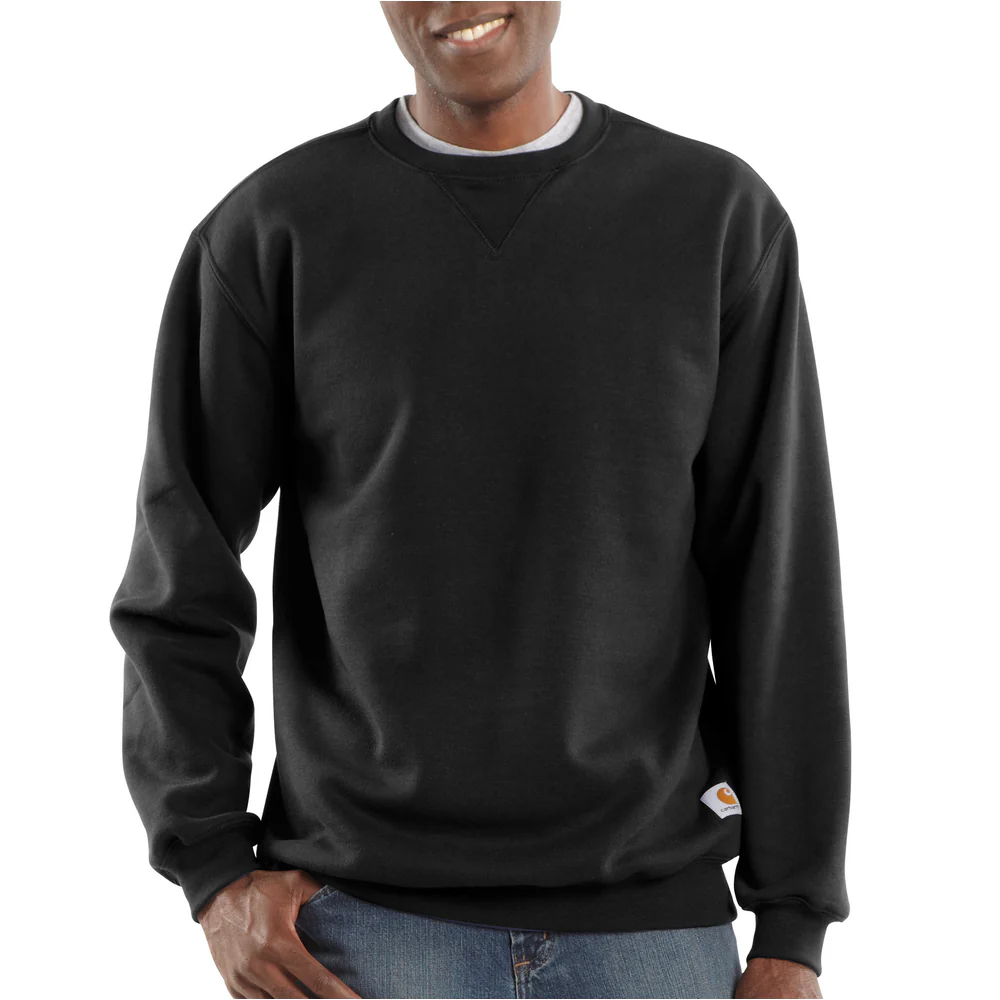MIDWEIGHT CREWNECK SWEATSHIRT - BLK-Black | Carhartt K124