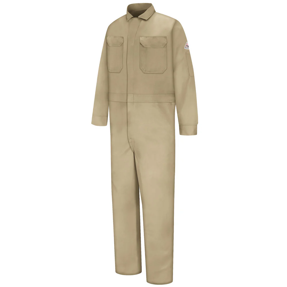 MIDWEIGHT EXCEL DELUXE FR COVERALL - KH-Khaki | Bulwark CED2
