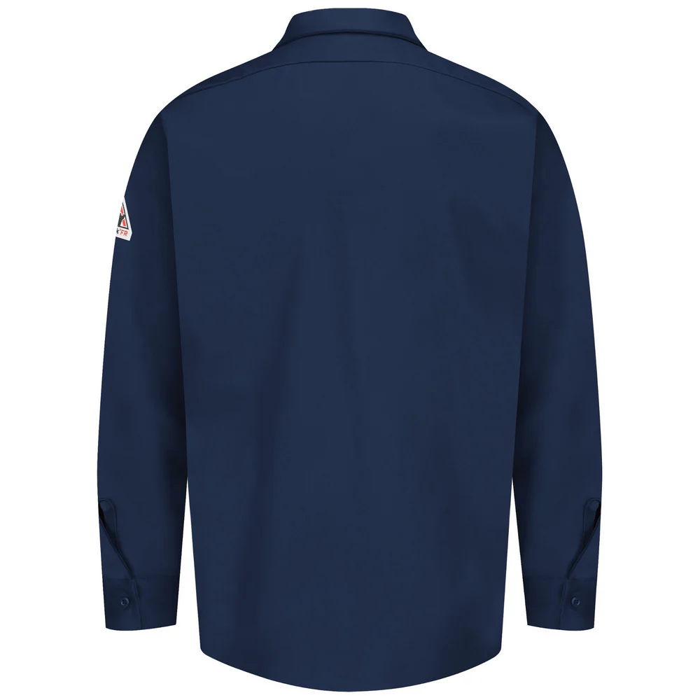 MIDWEIGHT EXCEL FR WORK SHIRT - NV-Navy | Bulwark SEW2 - Image 2