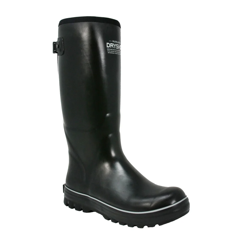 MUDSLINGER HI GUSSET BOOT - BK-Black | Dryshod MDGMHBK