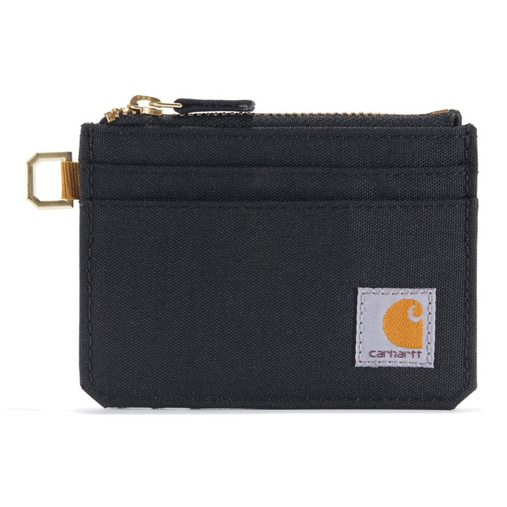 Nylon Duck Zippered Card Keeper Wallet 001-Black | Carhartt B0000668
