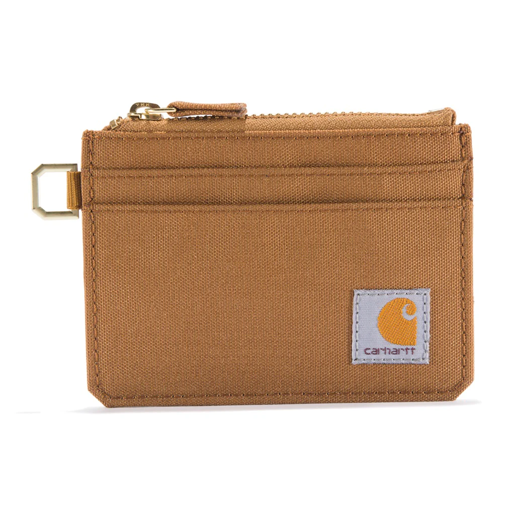 Nylon Duck Zippered Card Keeper Wallet 211-Carhartt Brown | Carhartt B0000245