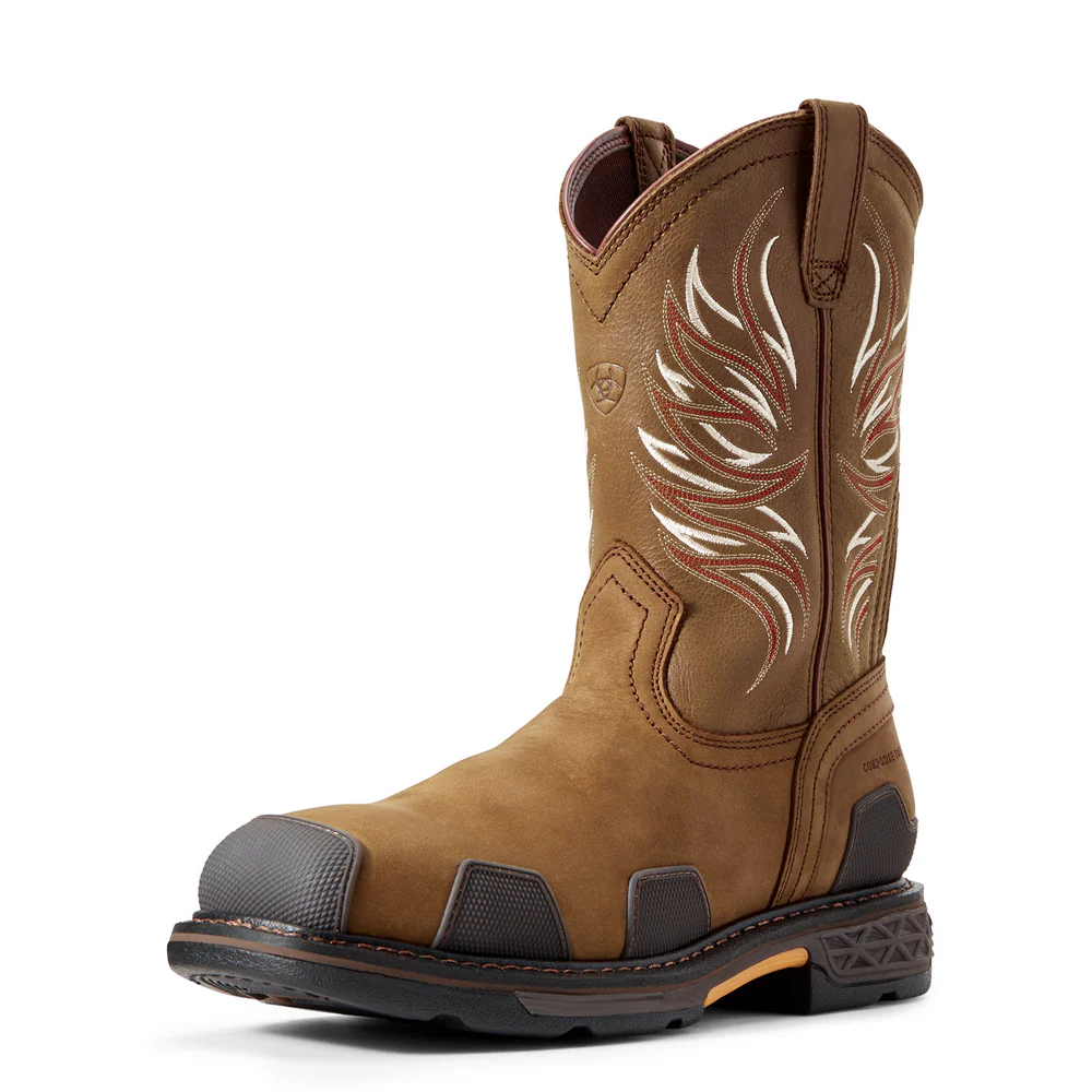 OVERDRIVE WIDE SQUARE COMPOSITE TOE BOOT - 200-Brown | Ariat 10011933