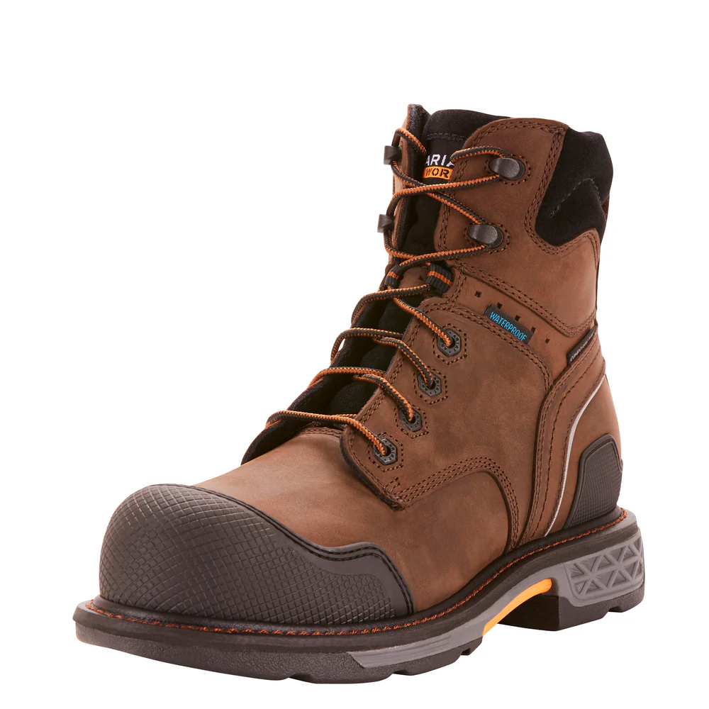 OVERDRIVE XTR 6-INCH H2O COMPOSITE TOE BOOT - 200-Brown | Ariat 10025005