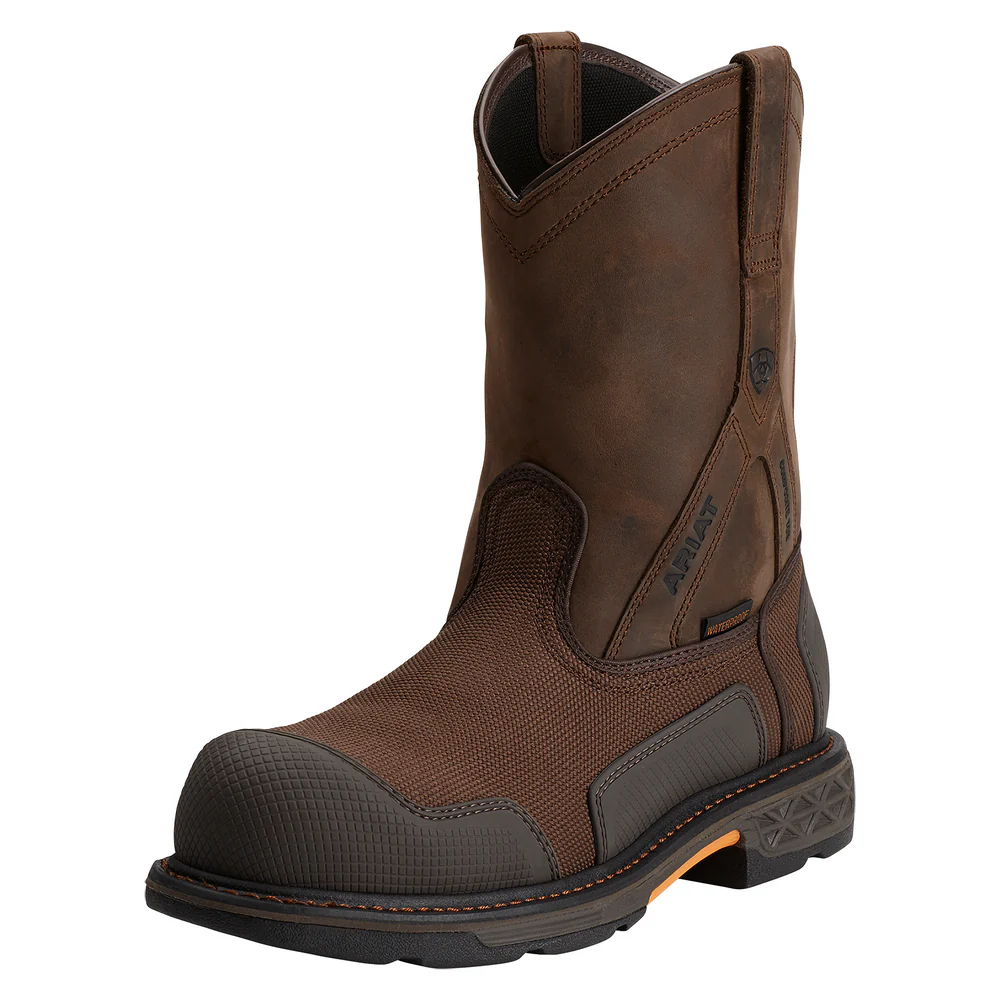 OVERDRIVE XTR PULL-ON CORDRA COMPOSITE TOE WATERPROOF BOOT - 200-Brown | Ariat 10012942