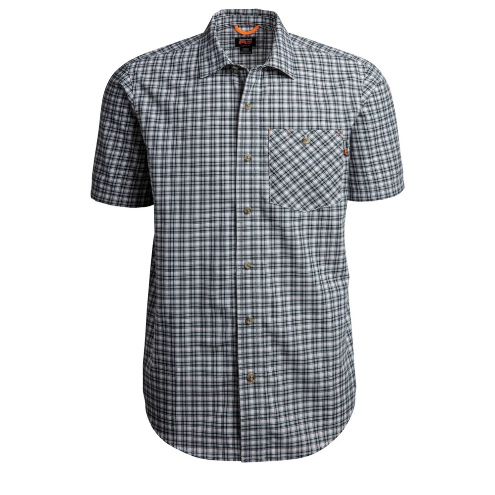 PLOTLINE SHORT SLEEVE WORK SHIRT - AC1-Spruce Old Town Plaid | Timberland PRO TB0A1P17