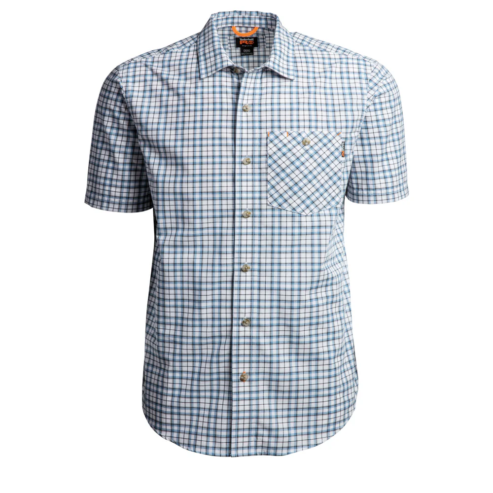 PLOTLINE SHORT SLEEVE WORK SHIRT - Z99-Deep Pool Frye Island | Timberland PRO TB0A1P17