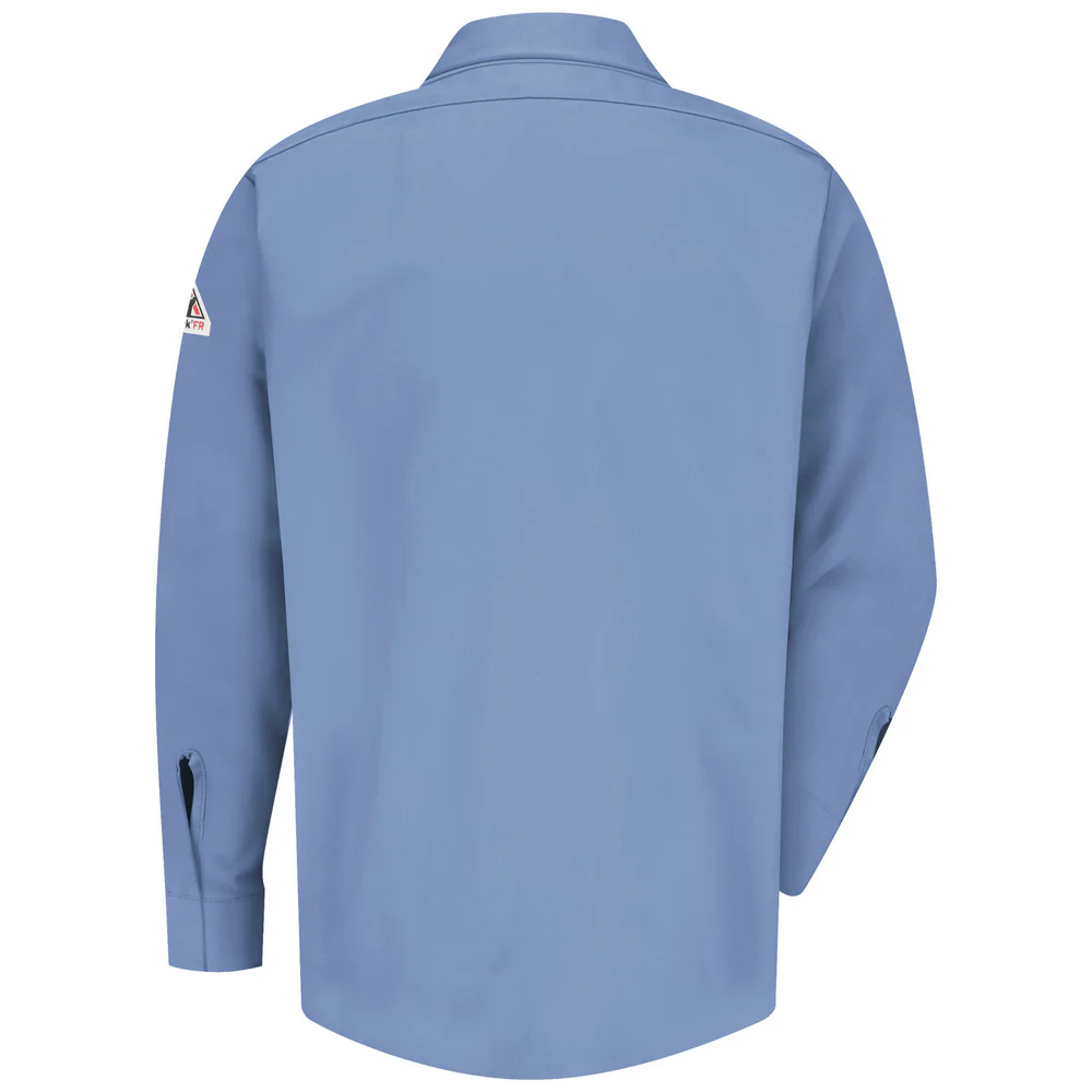 POCKETLESS CONCEALED-GRIPPER FR WORK SHIRT - LB-Light Blue | Bulwark SMS2 - Image 2