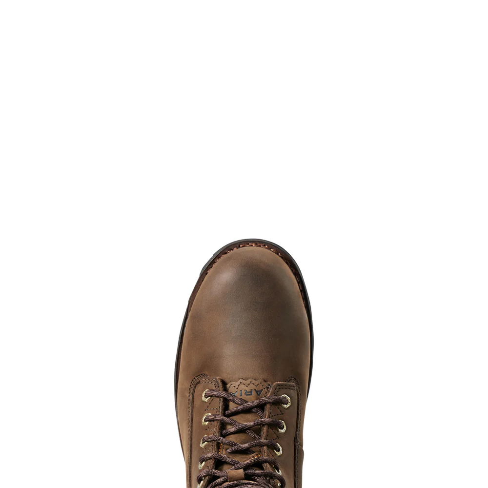 POWERLINE 8-INCH COMPOSITE TOE WATERPROOF BOOT - 200-Brown | Ariat 10018566 - Image 4