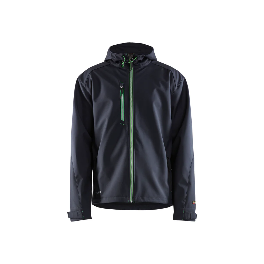 PRO SOFTSHELL JACKET - 8642-Dark Navy/Green | Blaklader 49392517