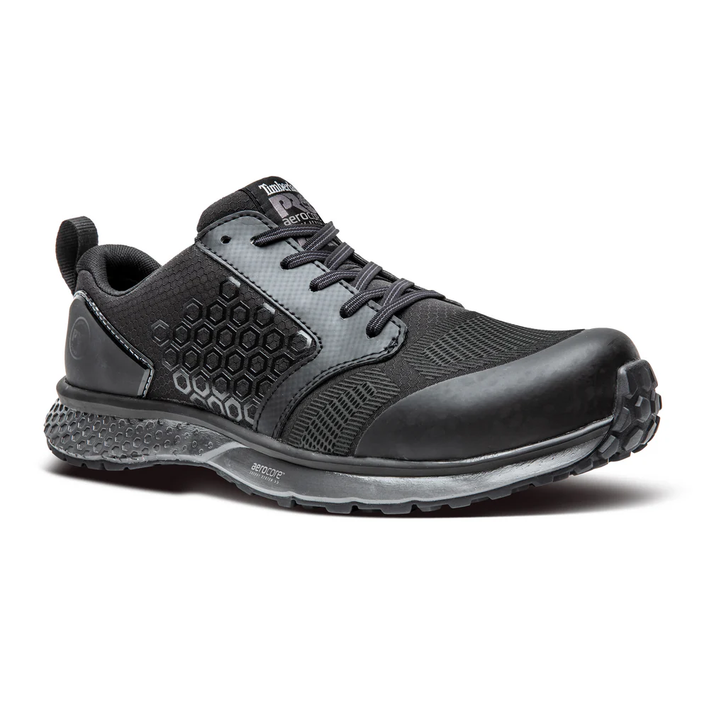 REAXION COMPOSITE SAFETY TOE SHOE - 001-Black Gray | Timberland PRO TB0A1ZA2