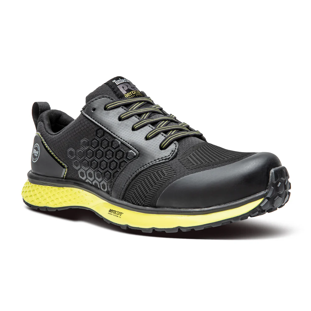 REAXION COMPOSITE TOE SHOE - 001-Black Yellow | Timberland PRO TB0A2131