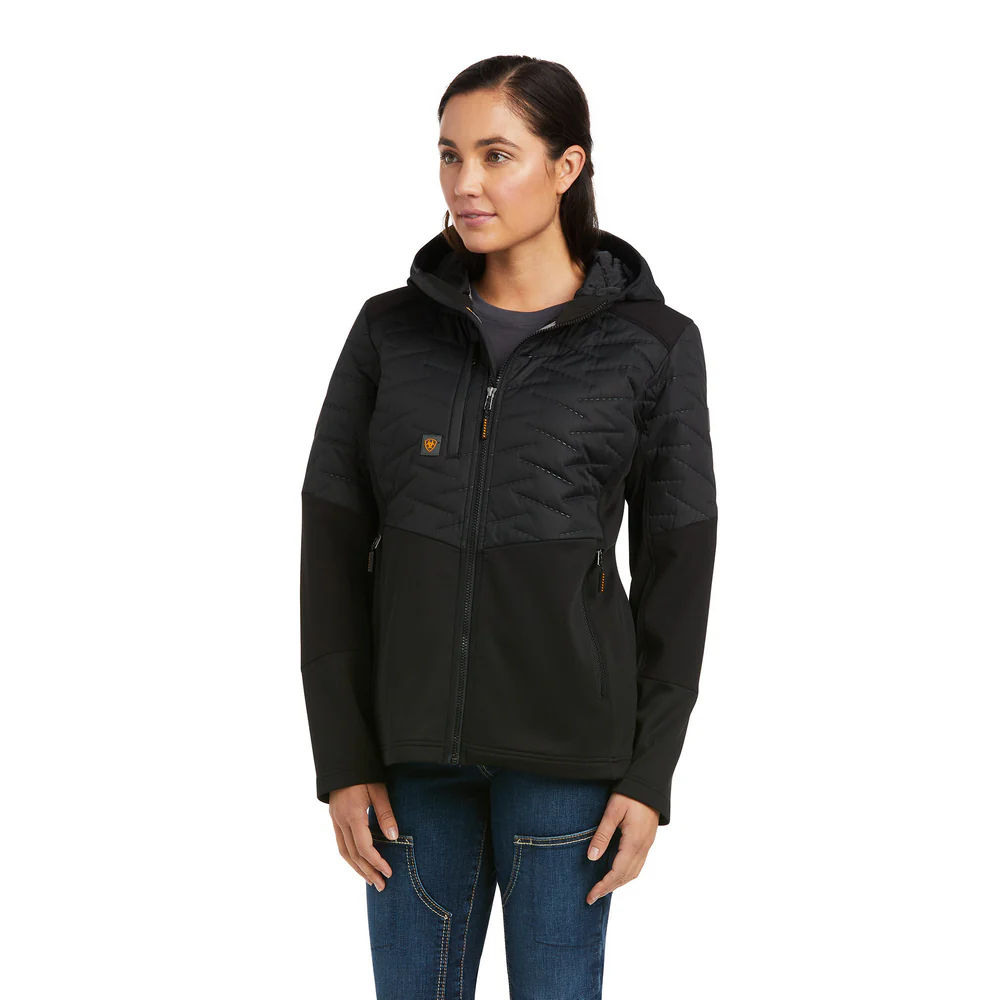 REBAR CLOUD 9 INSULATED WATER-REPELLENT JACKET - 001-Black | Ariat 10037511
