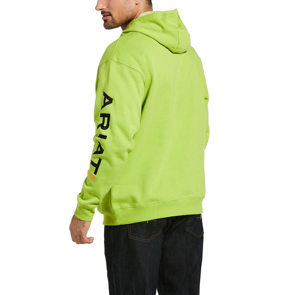 REBAR GRAPHIC HOODIE - 021-Dark Gray | Ariat 10032994 - Image 2