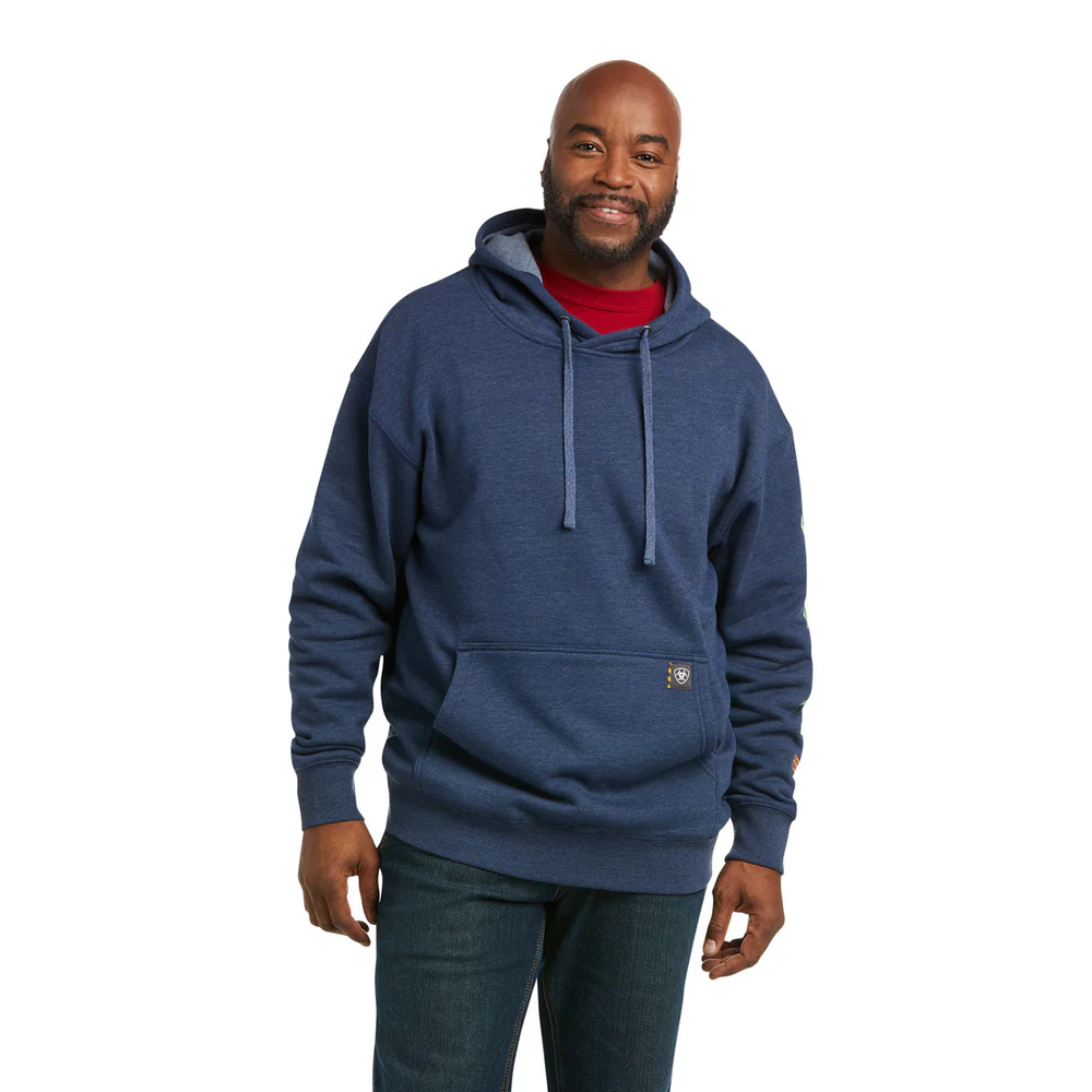REBAR GRAPHIC SWEATSHIRT - 410-Navy | Ariat 10037645 - Image 2