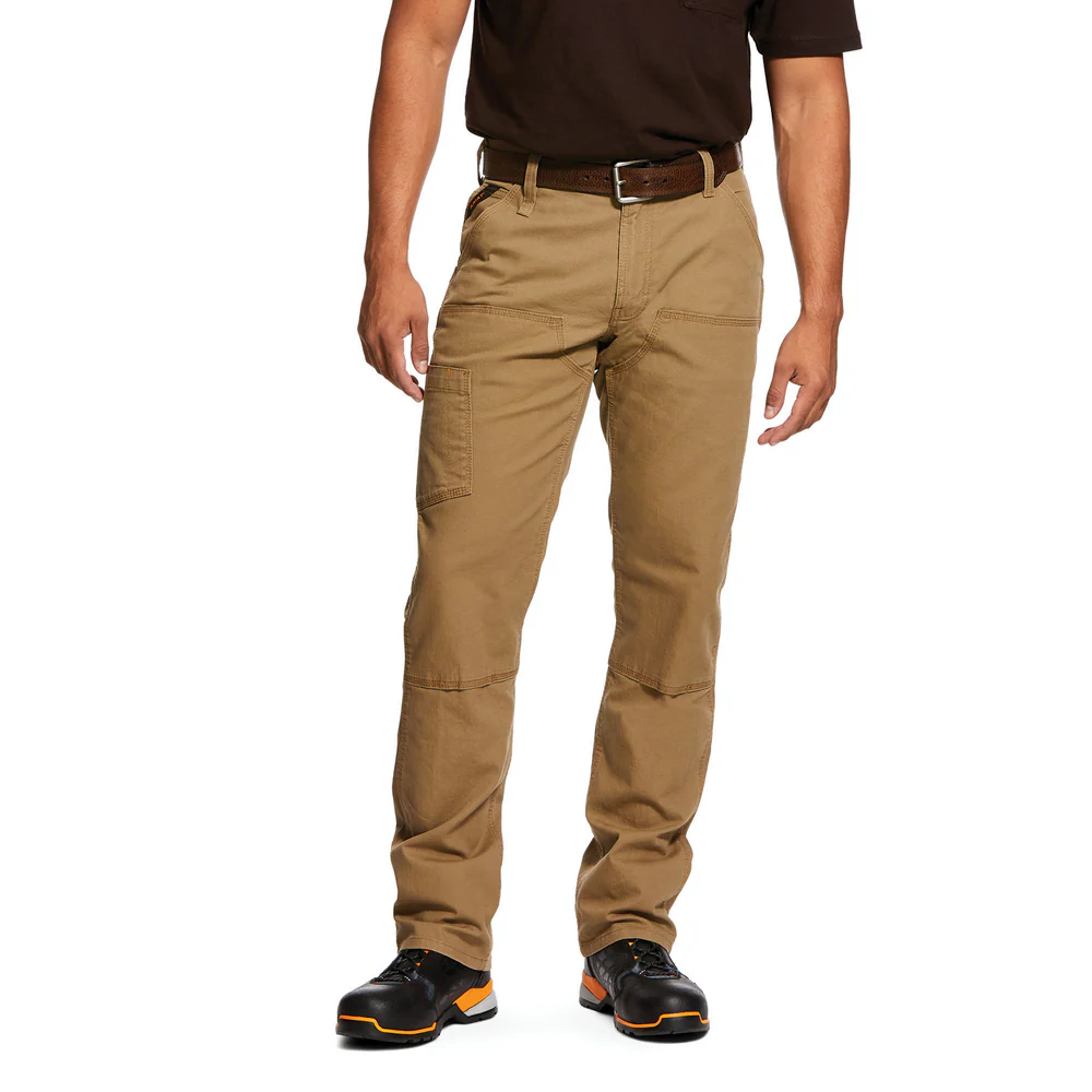 REBAR M4 DOUBLE FRONT STRAIGHT LEG PANT - 250-Beige/Khaki | Ariat 10030232