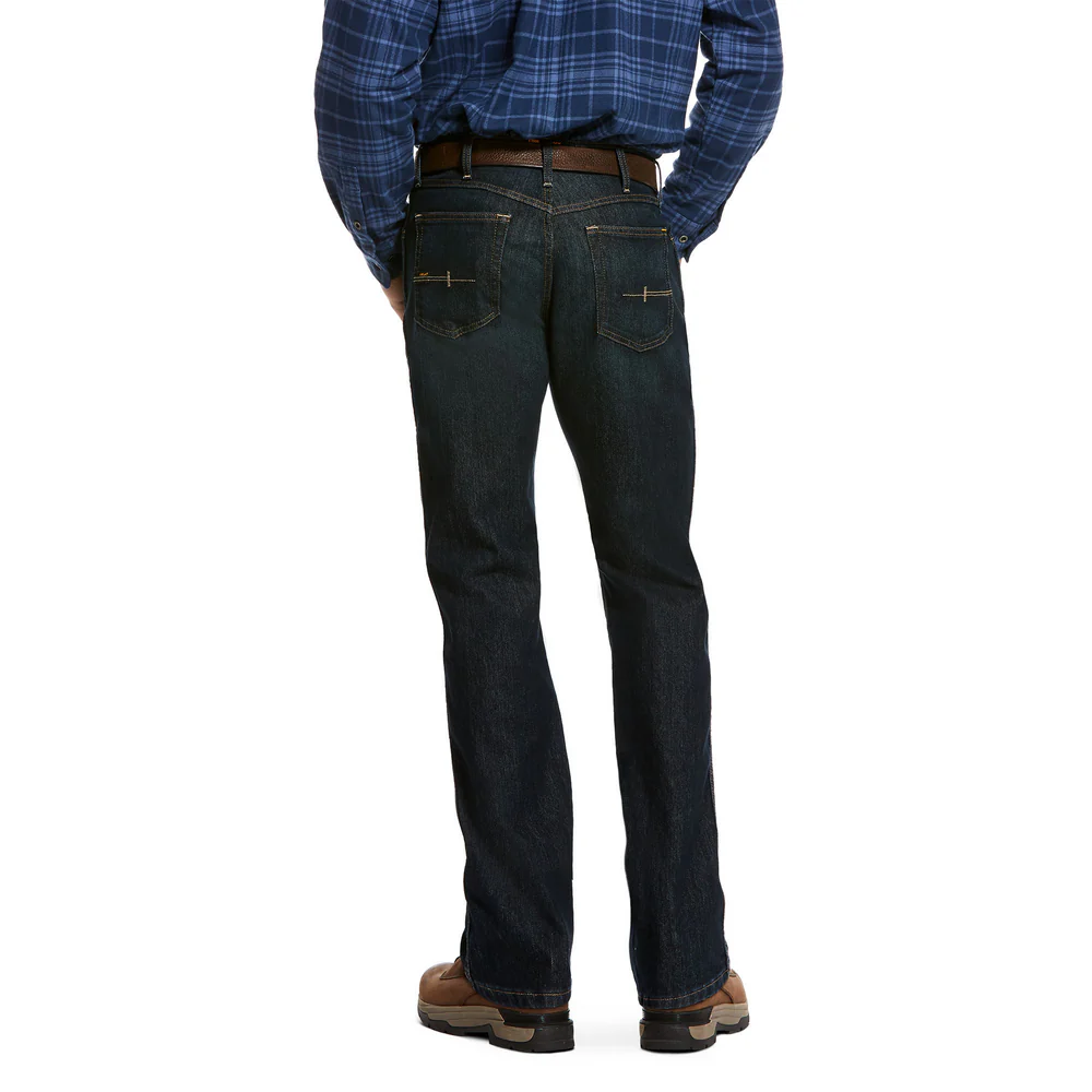 REBAR M4 DURASTRETCH BASIC STACKABLE JEAN - 400-Blue | Ariat 10027734 - Image 2